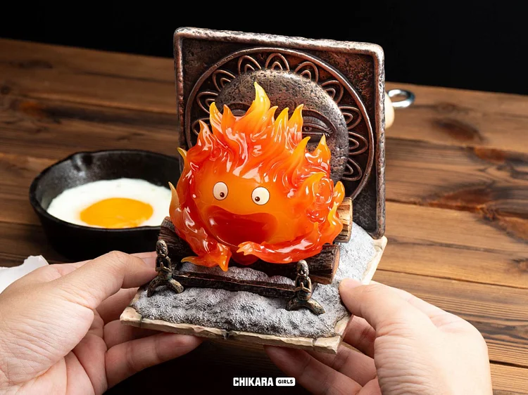CHIKARA Studio - Howl's Moving Castle Calcifer with LED Statue(GK)