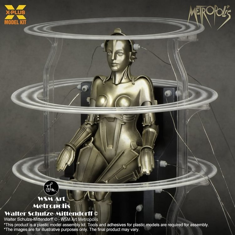 X-PLUS PLEX Studio - Metropolis Maschinenmensch Seated Ver. (Licensed) 1/8 Staue(GK)