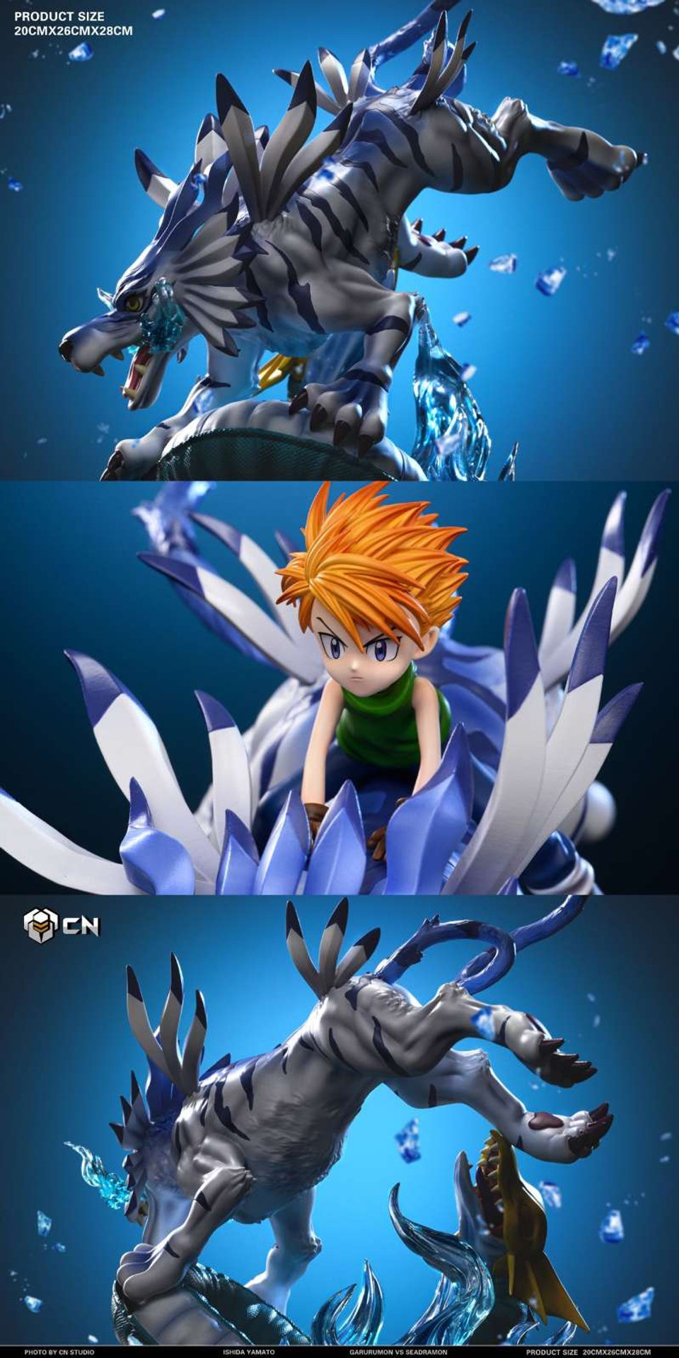 CN Studio - Digimon Adventure - Digimon Garurumon Statue(GK)