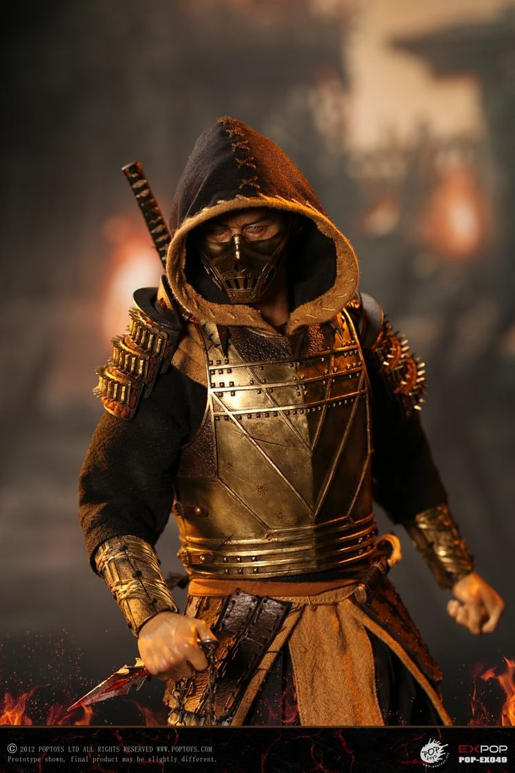 POPTOYS - Original 1/6 Representative from Hell Warrior Scorpion POP EX049 (Licensed) Action Figure