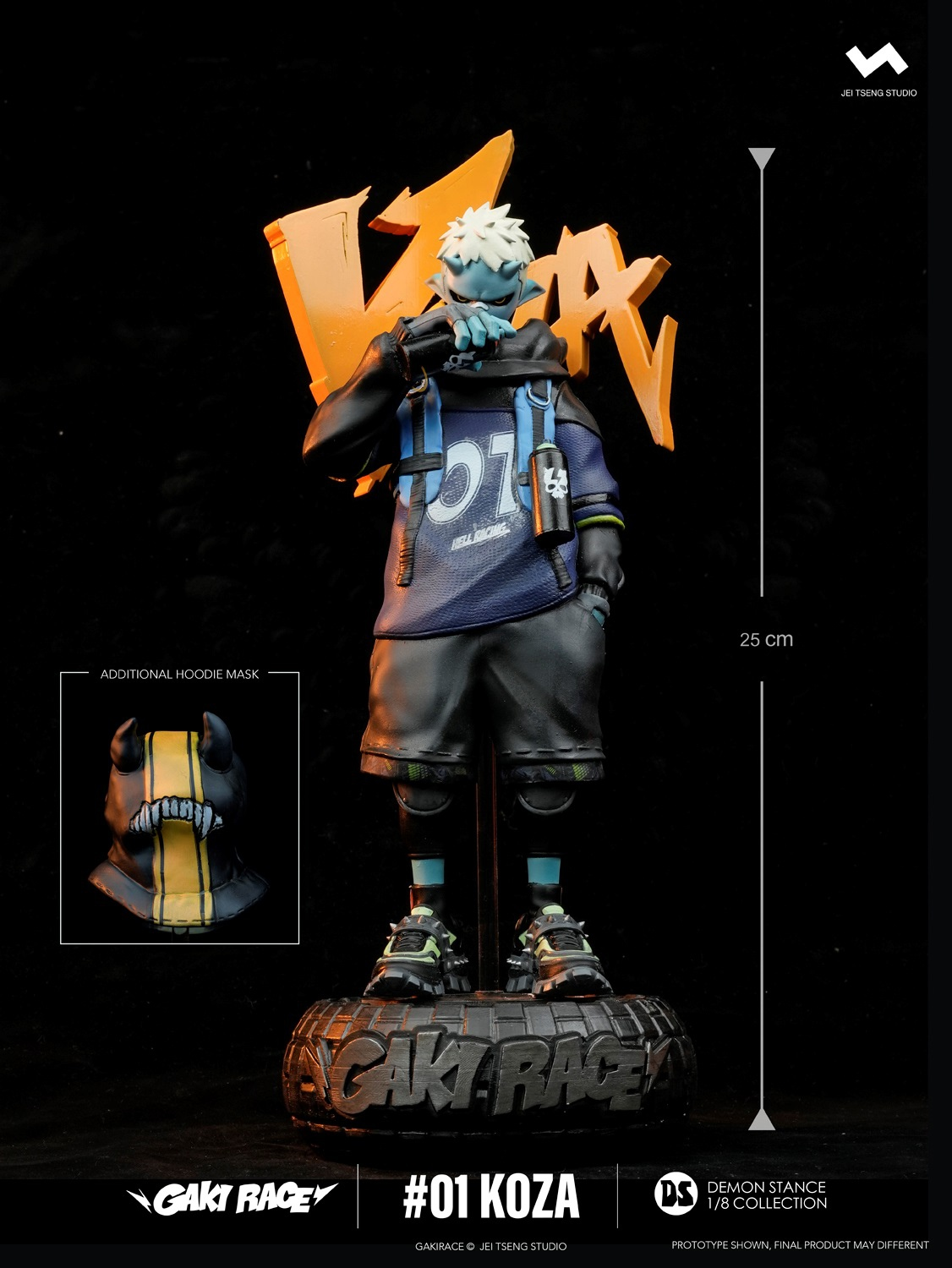 JEI TSENG Studio - GAKi RACE DSC Statue Series #01 KOZA (Licensed) Statue(GK)