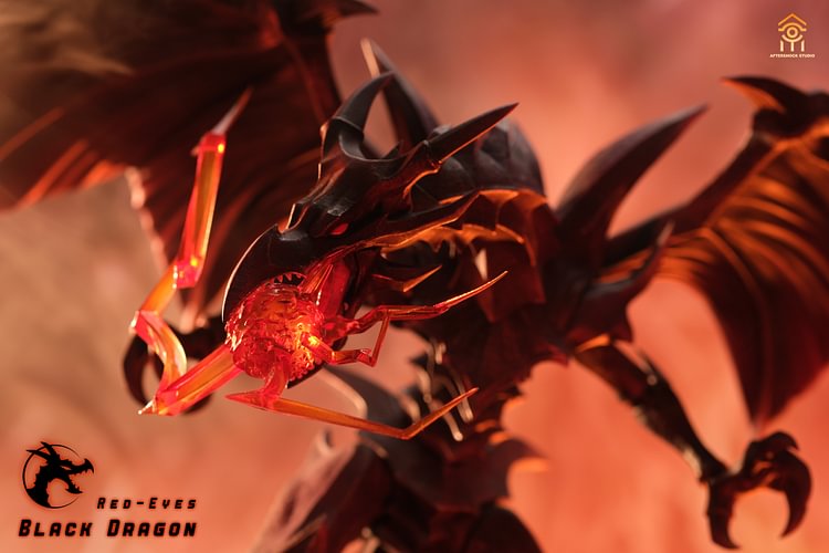 Aftershock Studio - Yu-Gi-Oh Blue-Eyes White Dragon & Red-Eyes Black Dragon Statue(GK)