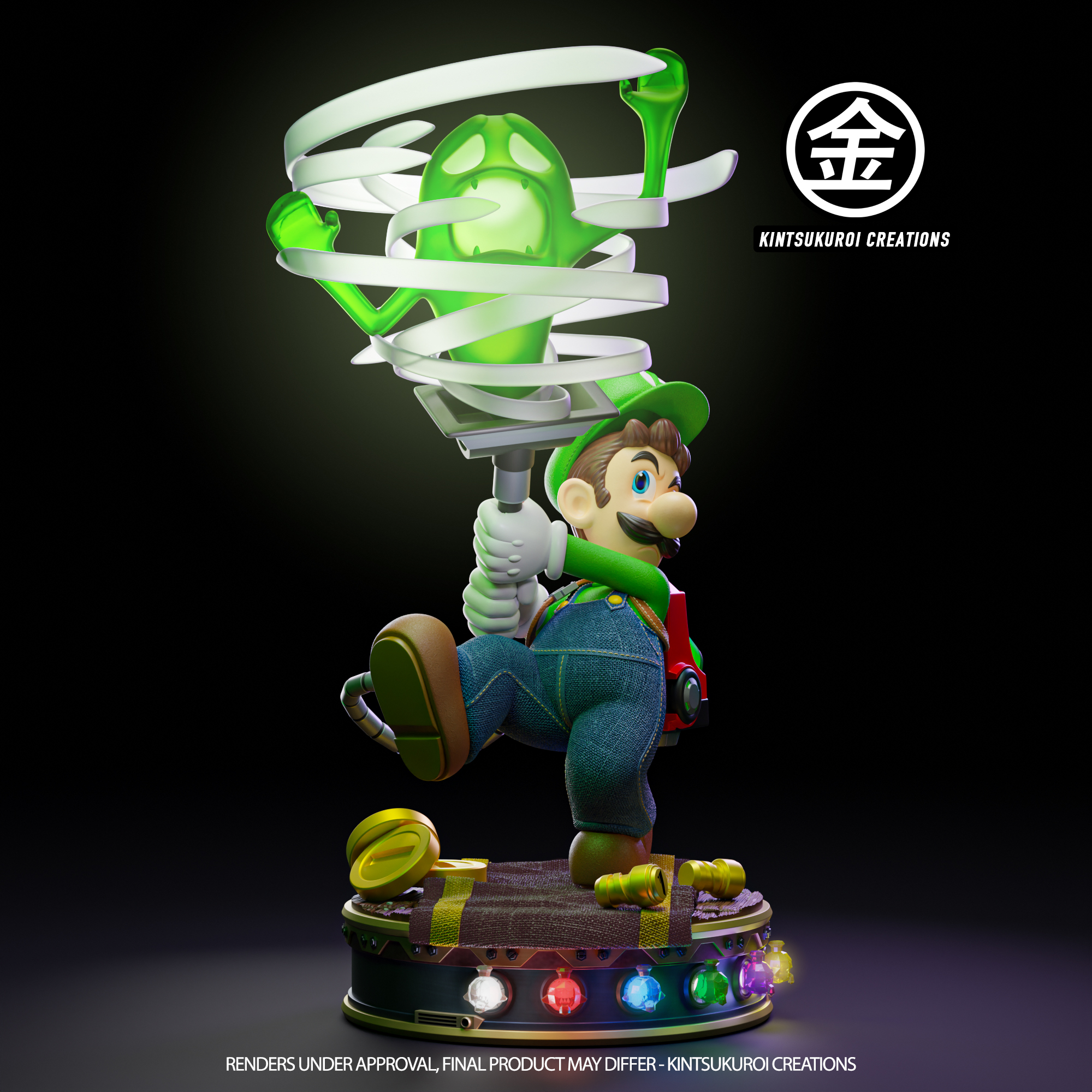 Kintsukuroi Creations Studio - Super Mario Luigi's Mansion 3