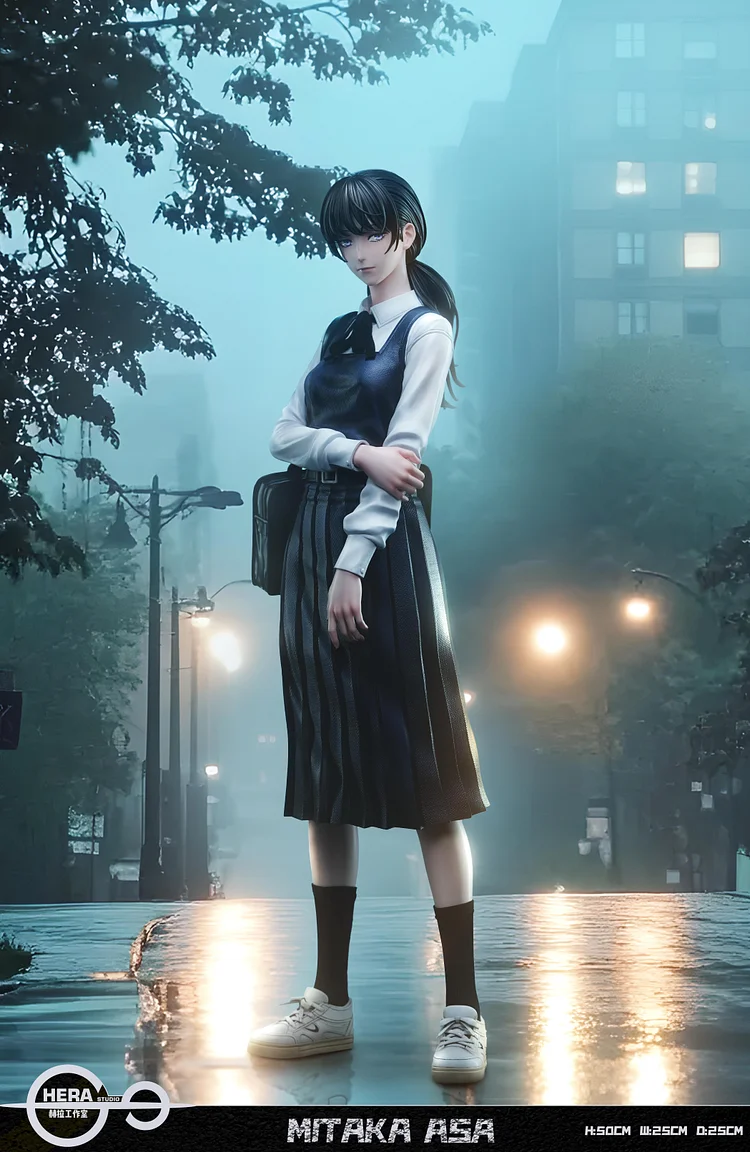 HeRa Studio - Chainsaw Man Asa Mitaka ＆ Yoru 1/4 Statue(GK)