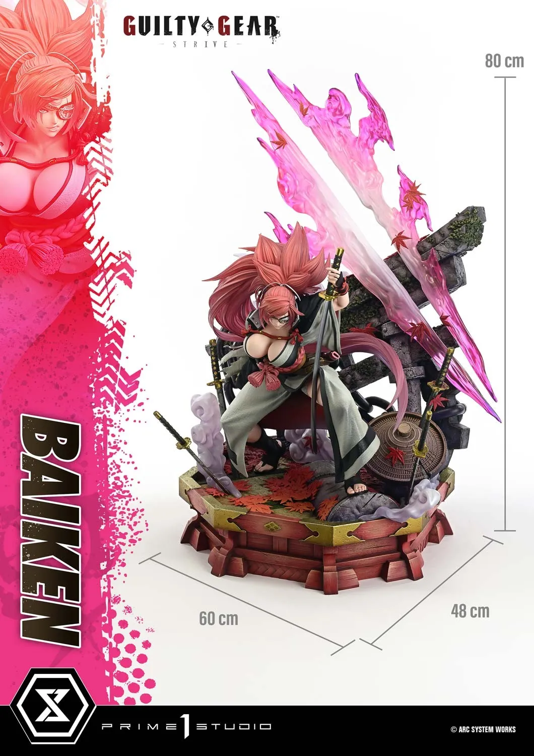 Prime 1 Studio - Ultimate Premium Masterline GUILTY GEAR -STRIVE- BAIKEN UPMGG-04 UPMGG-04S (Licensed) Action Figure 