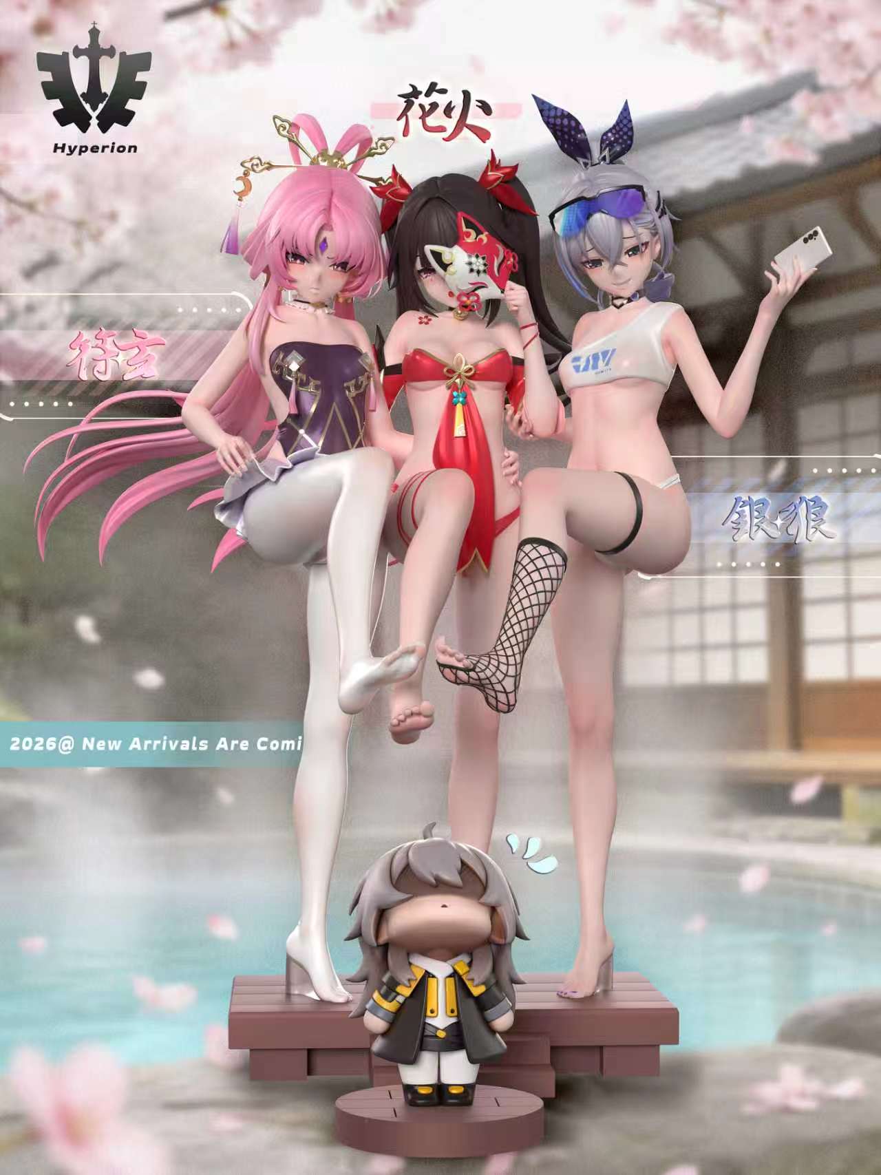 Hyperion Studio Fu Xuan X Sparkle X Silver Wolf Honkai: Star Rail