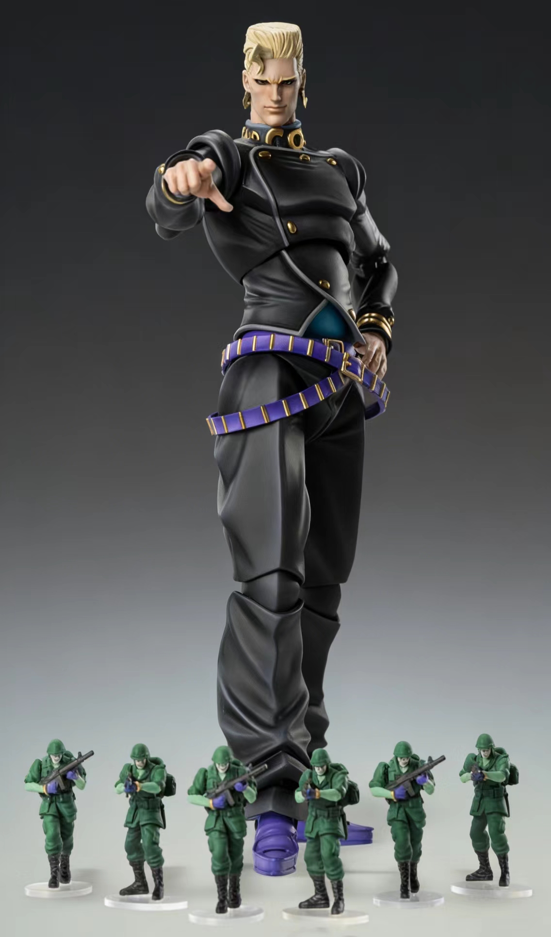 MEDICOS-E - Super Action Figure "JoJo's Bizarre Adventure Part 4" "Nijimura Katayoshi X Bad Company" Licensed Statue