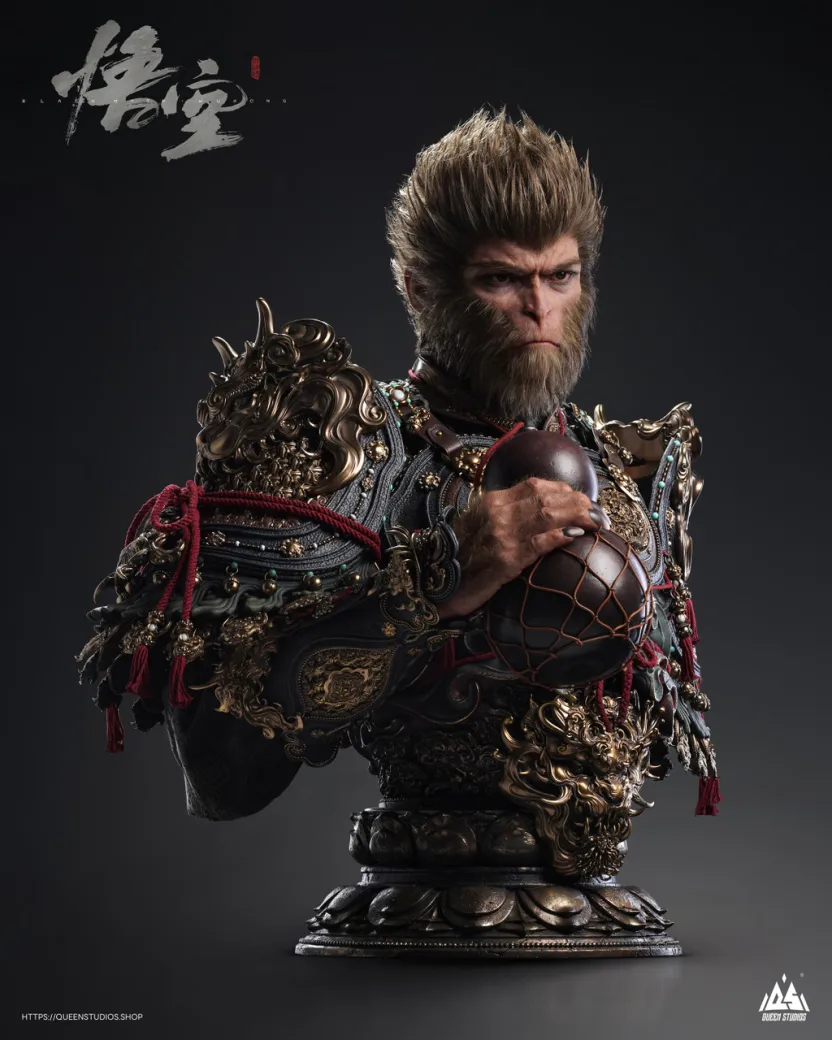 Queen Studios - Black Myth WuKong Bust licensed 1/1 Bust Statue(GK)