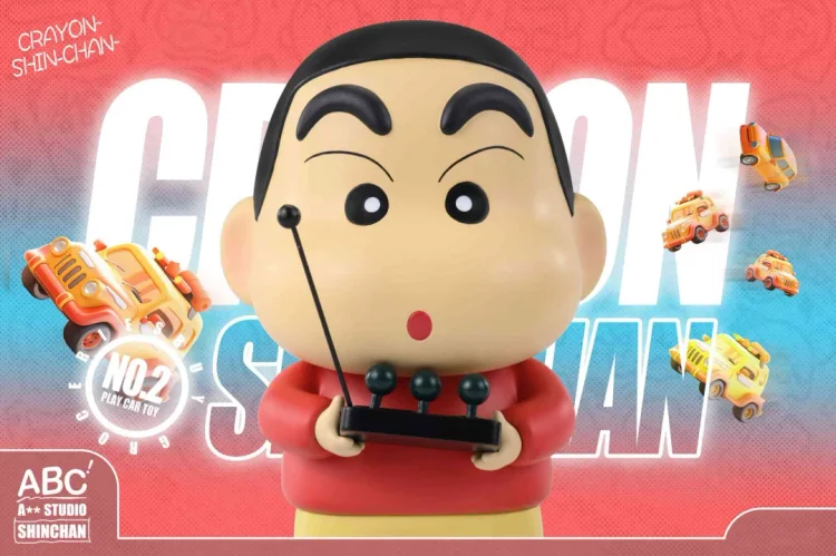 ABC-Studio - Crayon Shin-chan - Playing Toy Cars Shin-chan -  Resin Statue (GK)-Statue Master