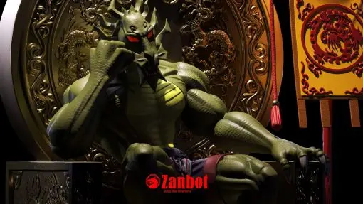 12 talisman Studio - Shendu 2.0 Jackie Chan Adventures Statue