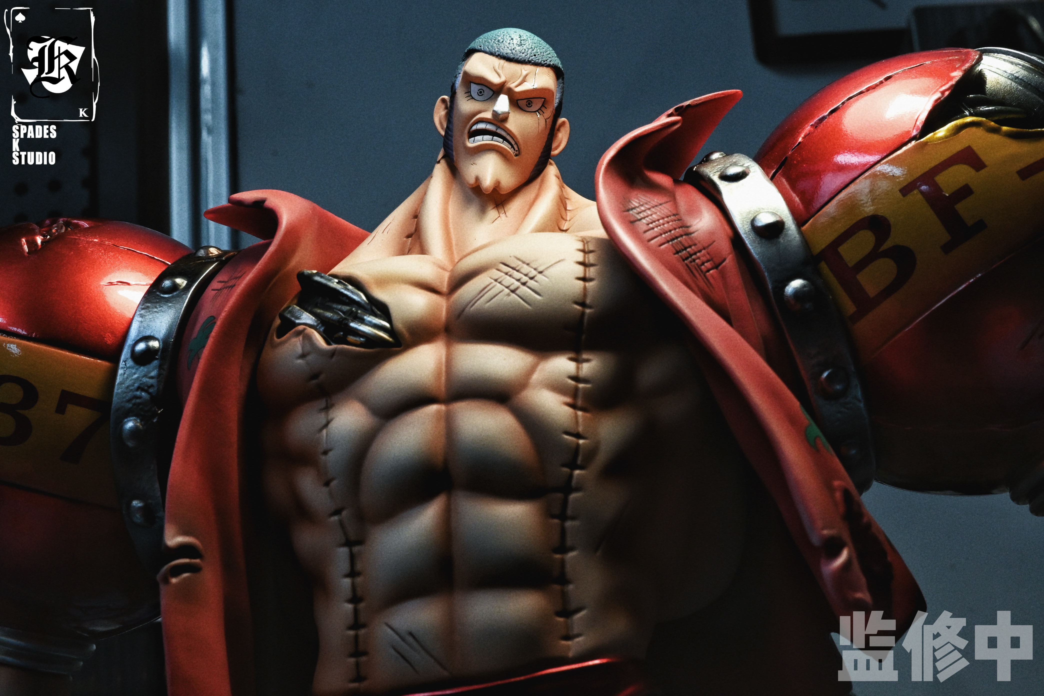 SPADES K Studio - One Piece Battle Damaged Franky Statue(GK)