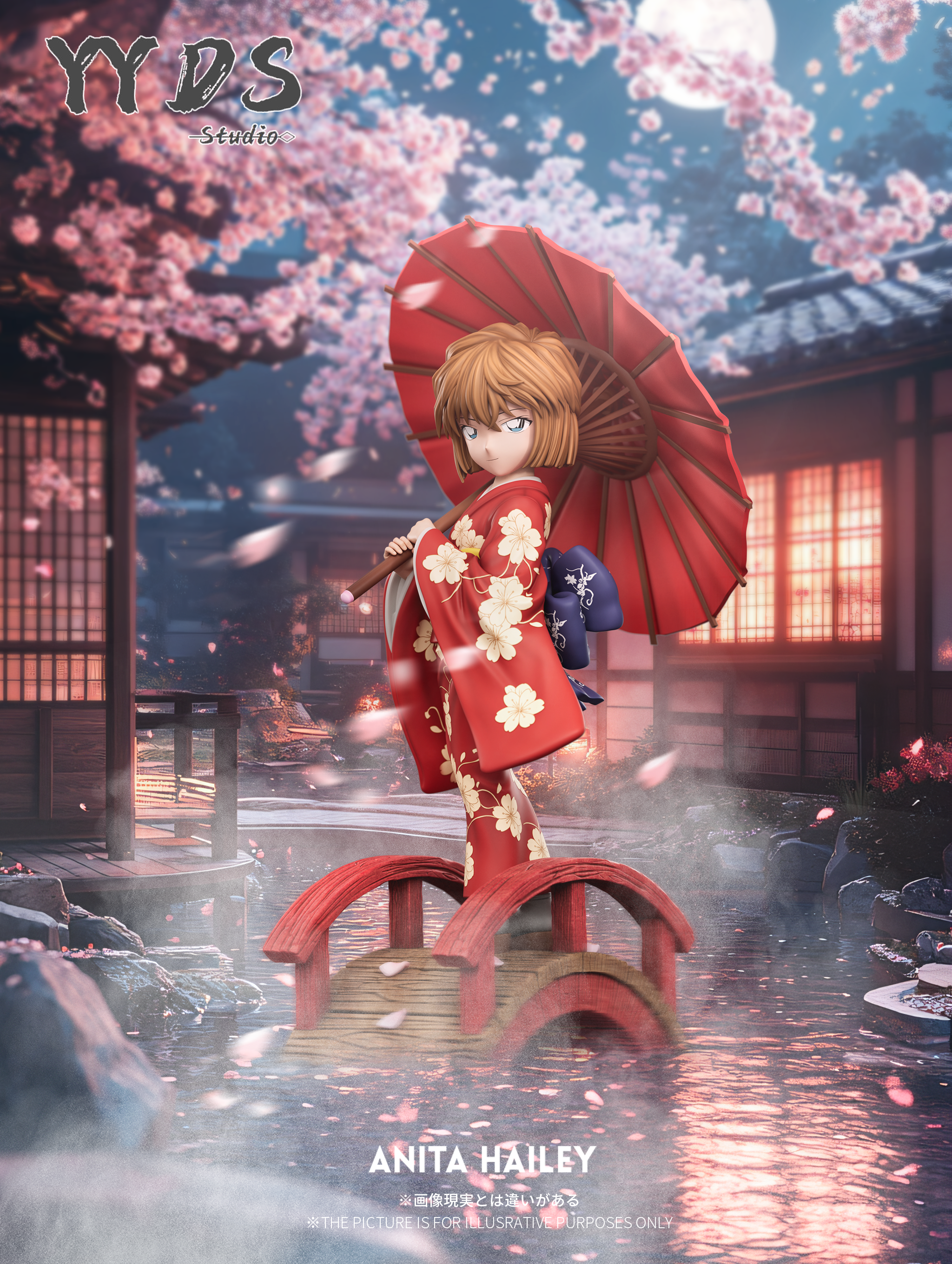 YYDS Studio - Detective Conan Kimono Edition Ai Haibara 1/6 Statue(GK)