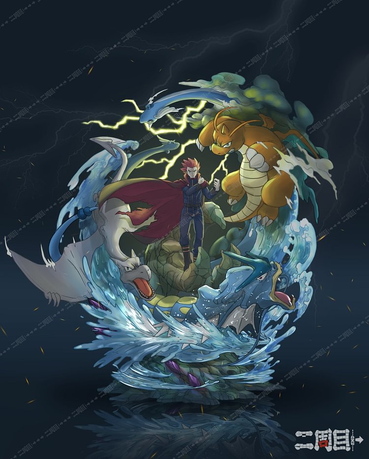 Er Zhou Mu Studio - Pokémon Elite Four Agatha Statue(GK)