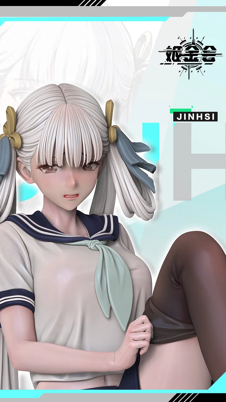 Ji Jin Hui Studio - Wuthering Waves College Style Rich Lady Jinhsi 1/6 Statue(GK) (Adult 18+)