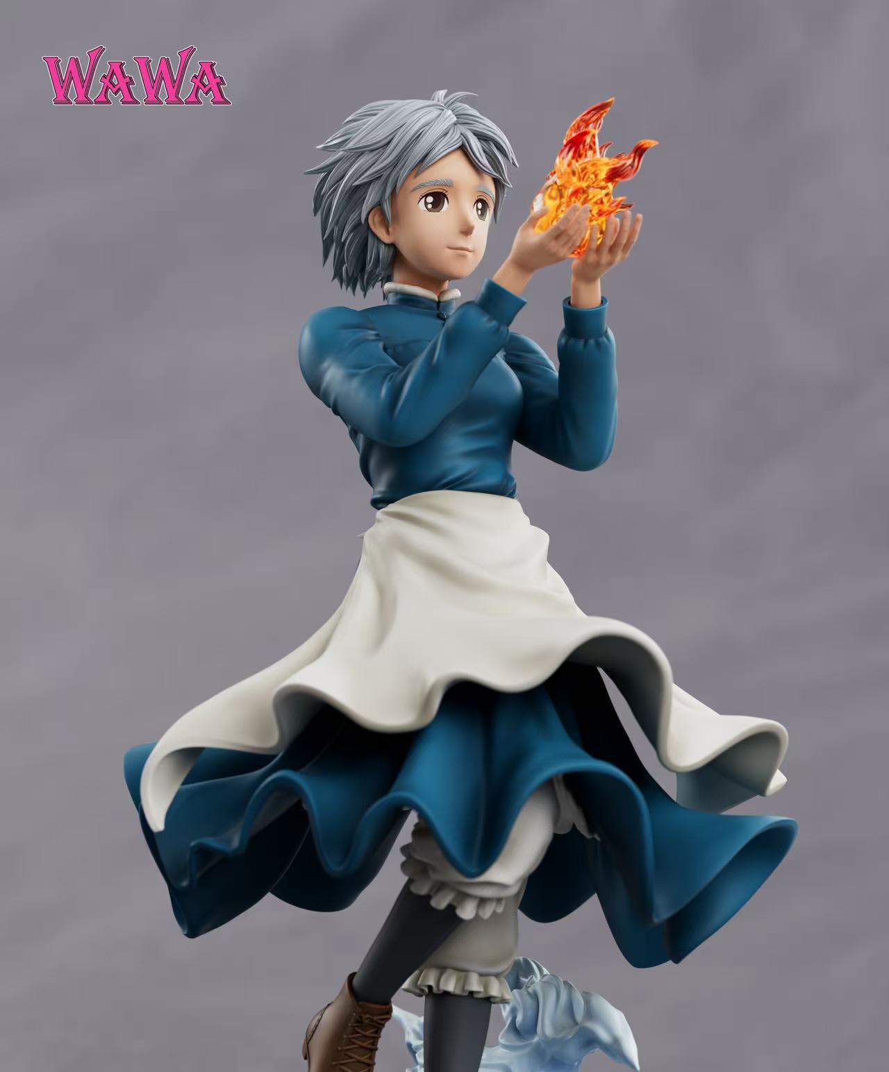 wawa studio Howl's Moving Castle: Sophie Calcifer statue