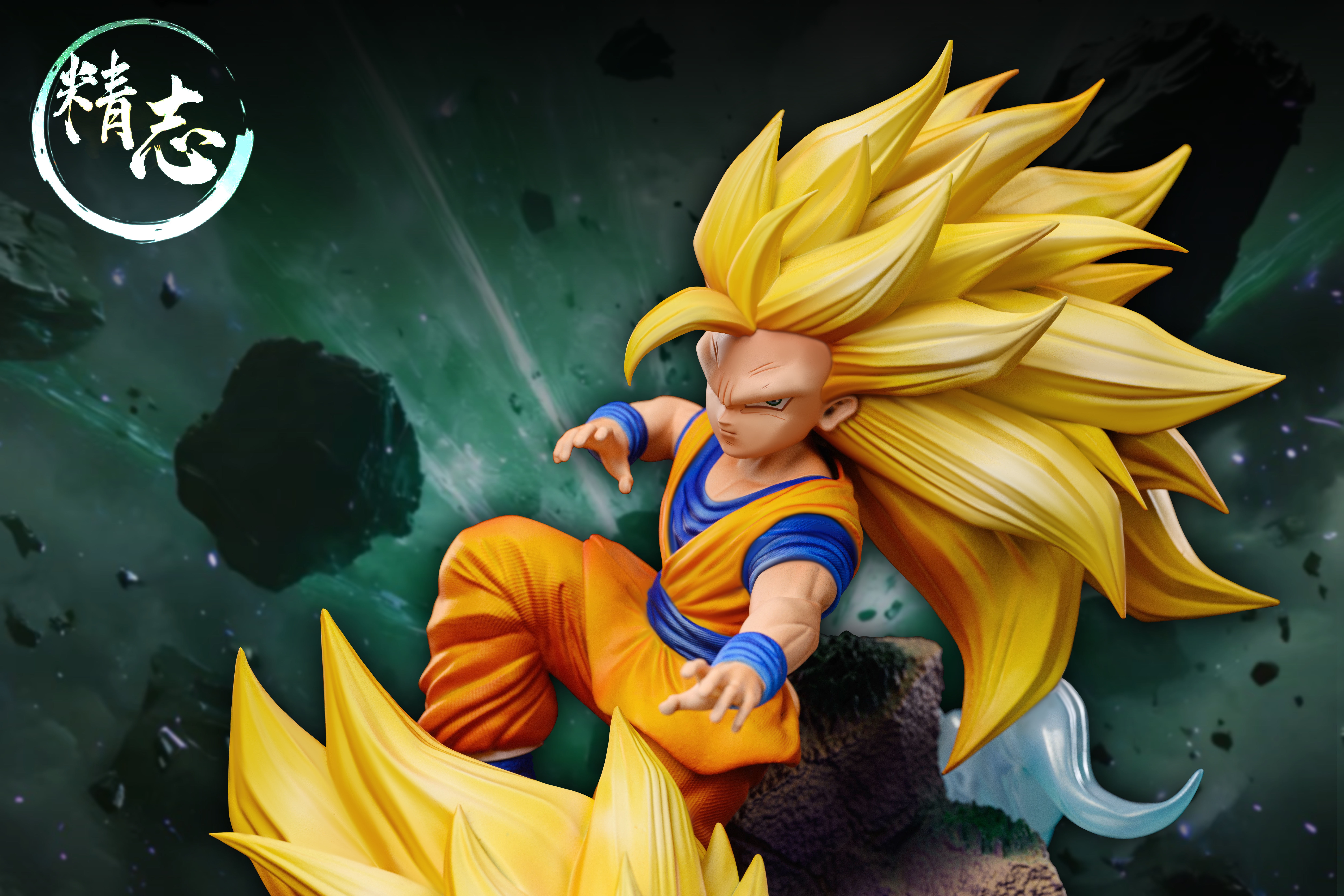 Jing Zhi Studio - Dragon Ball DAIMA Super Saiyan 3 Goku & Vegeta 1/6 Statue(GK)