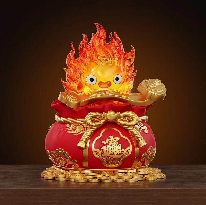 WAWA Studio - Lucky Charm Series Lucky Charm Calcifer Howl's Moving Castle Statue
