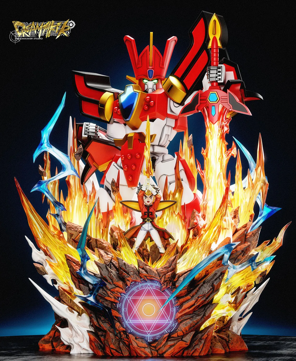 Dream Maker Studio - Nostalgia Series 03 Mado King Granzort Mado King Granzort Statue 