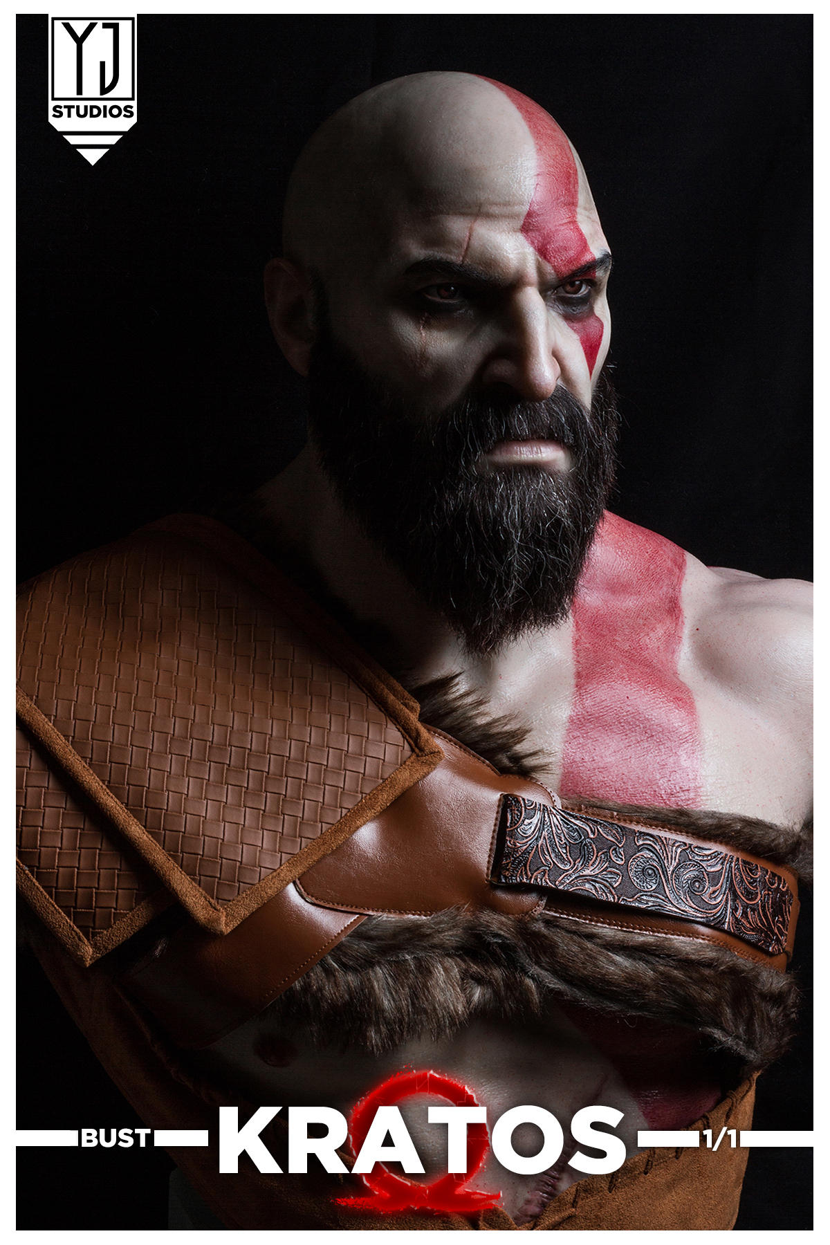 YJ Studio God Of War4 Kratos 11 BUST
