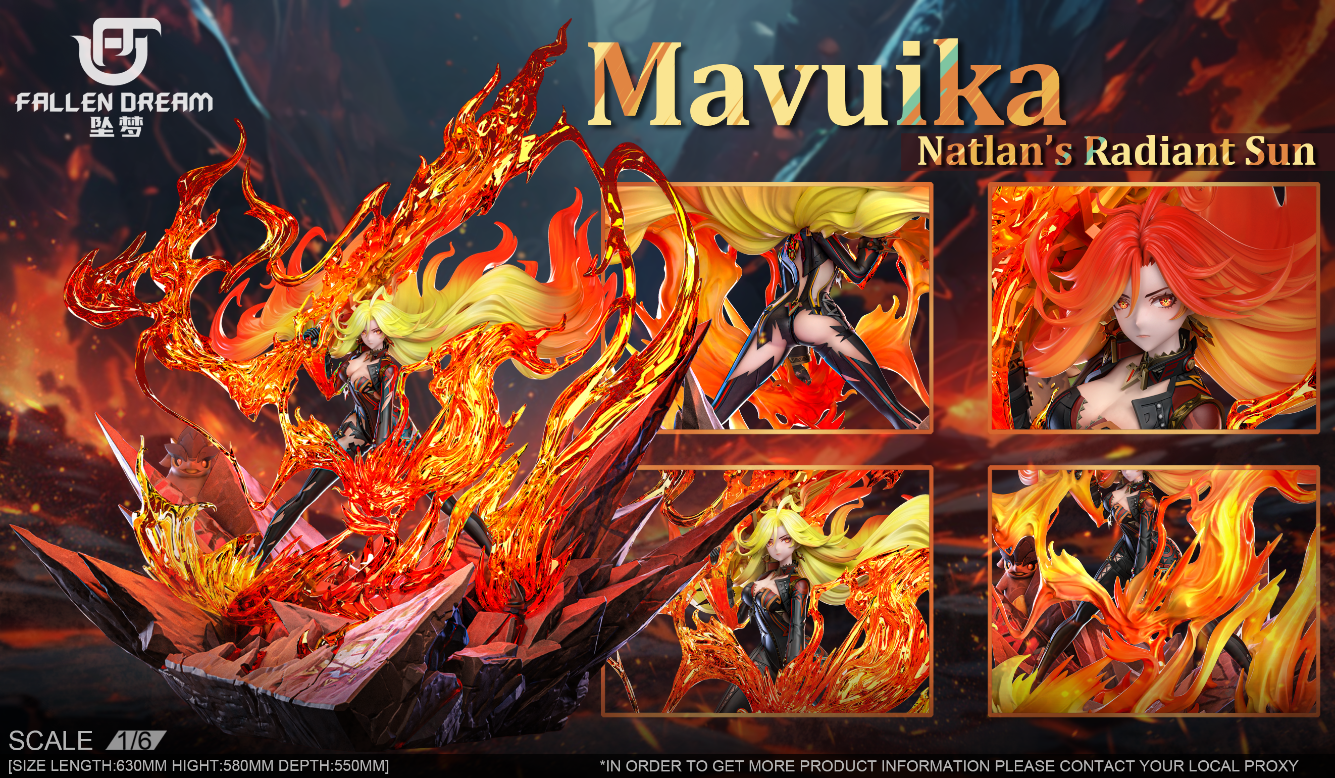 FALLEN DREAM Studio - Genshin Impact Mavuika 1/6 Statue(GK)