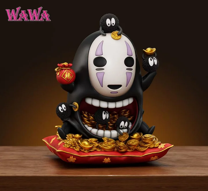 WAWA Studio - Lucky No-Face Spirited Away 2.0 Statue
