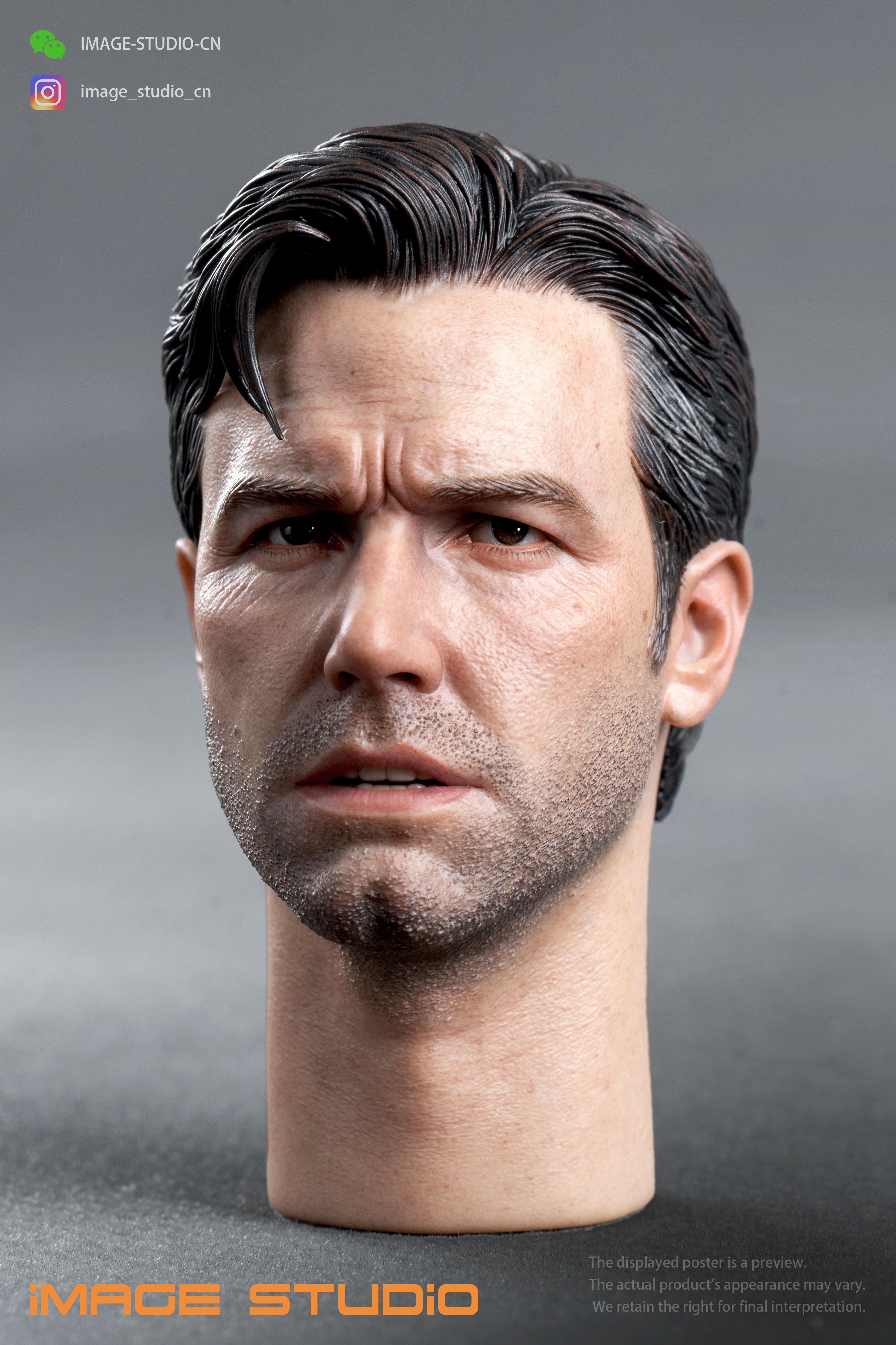 IMAGE Studio - DC 1/6 Batman Bell movable eye head sculpture Statue(GK)