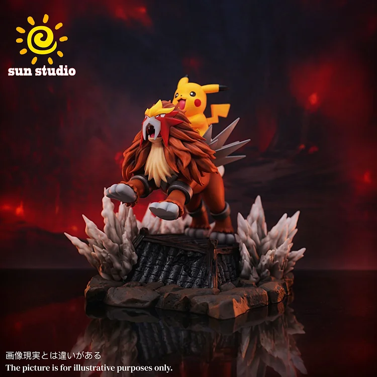 SUN Studio - Pokemon - Pikachu & Entei Statue(GK)