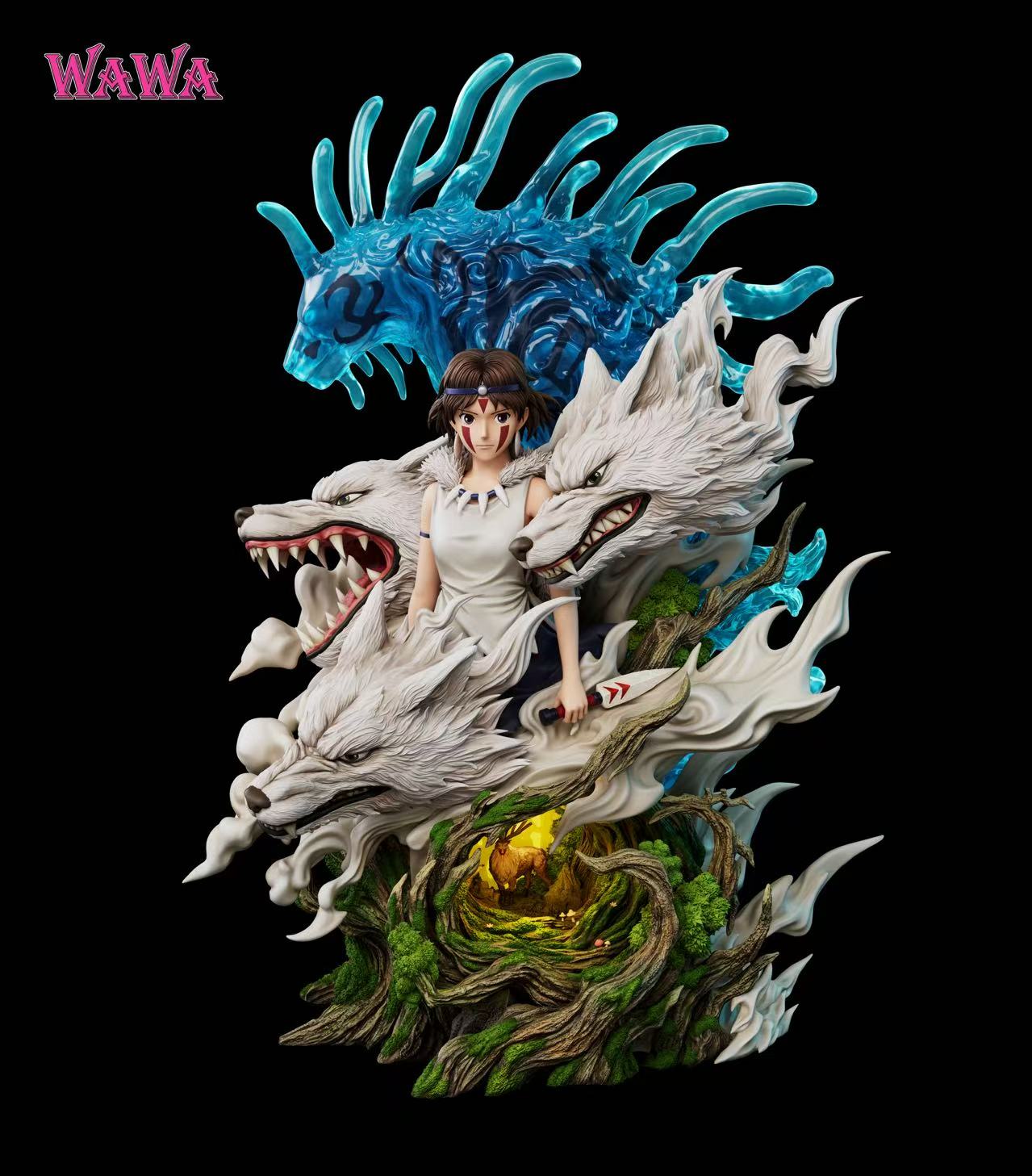 wawa studio Princess Mononoke Statue