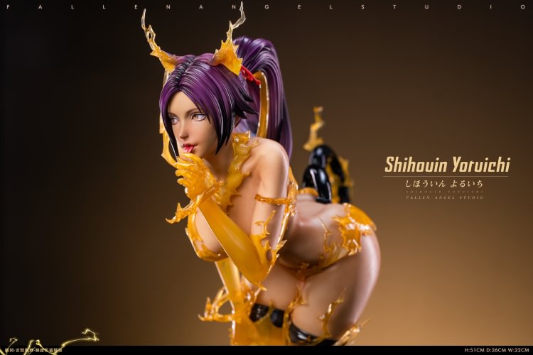 IN Stock Fallen Angel Studio - Bleach: Thousand-Year Blood War Shihouin Yoruichi 1/4 Statue(GK) (Adult 18+)