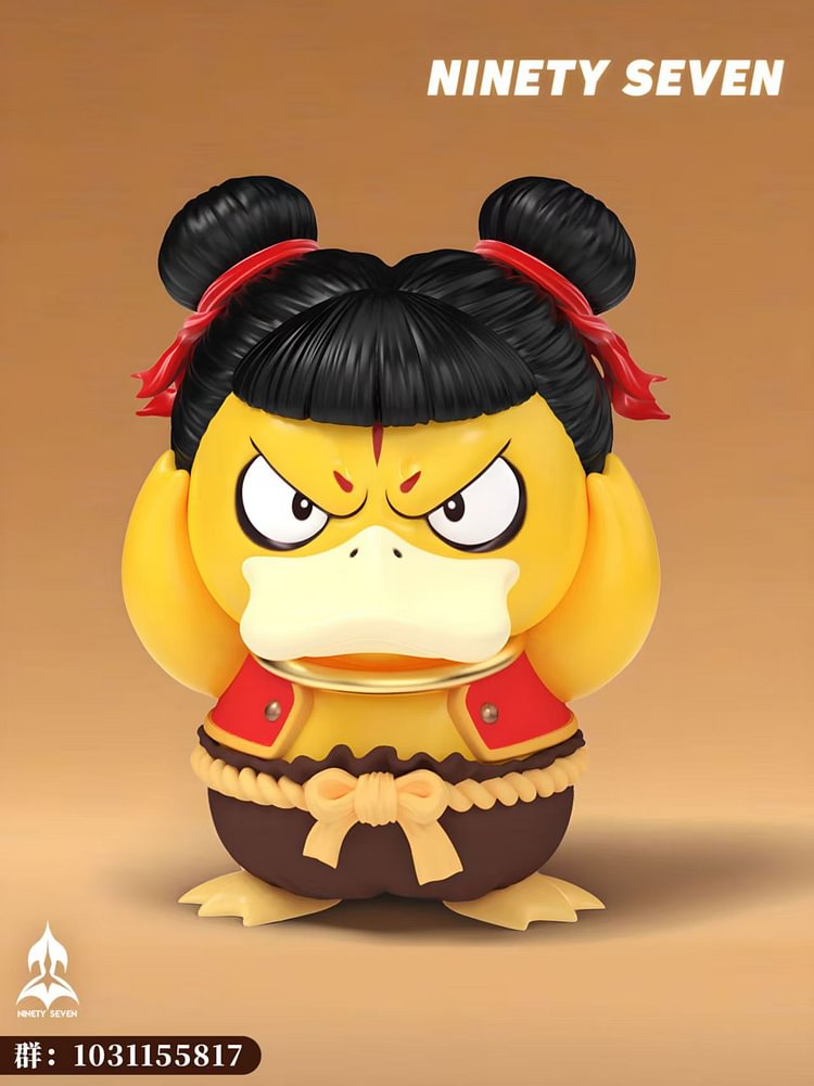 NINETY SEVEN Studio - Pokemon Psyduck cos Nezha Statue(GK)-Statue Master