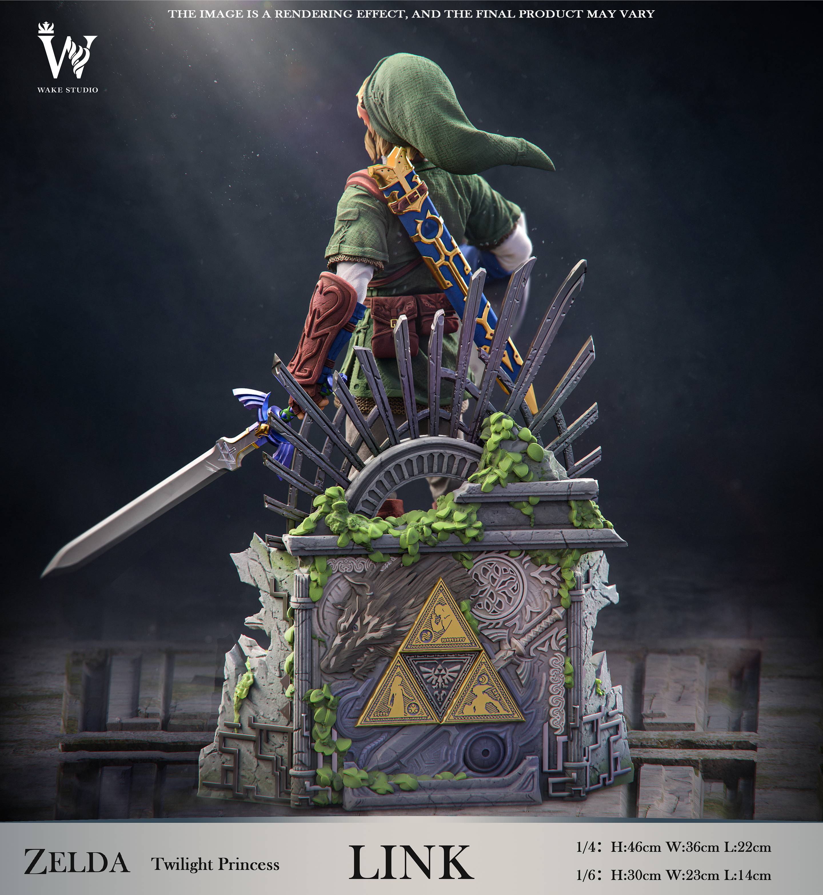 Pre-order Wake Zelda Twilight Link GK Limited Edition Handmade Statue Model