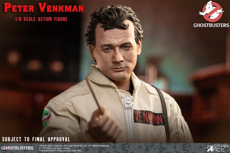 STAR ACE Toys - Ghostbusters 1/6 scale Collectible Action Figure series Peter Venkman SA0151 & Winston Zeddemore SA0154 (Licensed)-Statue Master