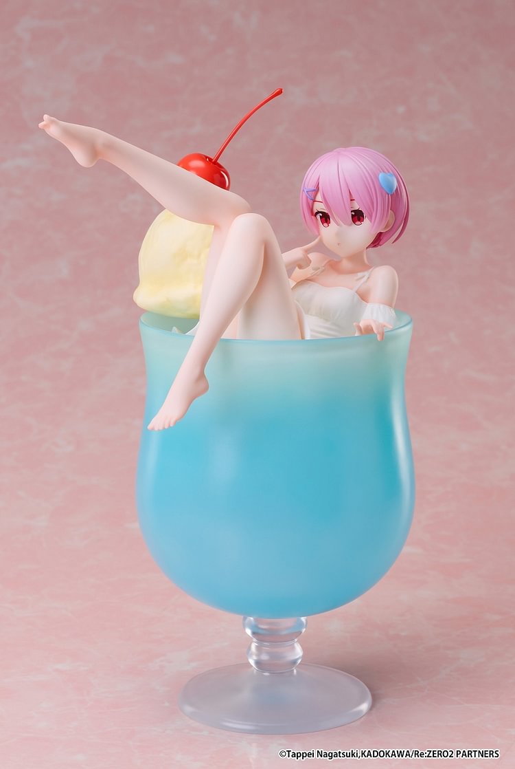 elCOCO - Re:ZERO - Starting Life in Another World- Rem & Ram Cream Soda 1/7 Scale Figure (Licensed)-Statue Master
