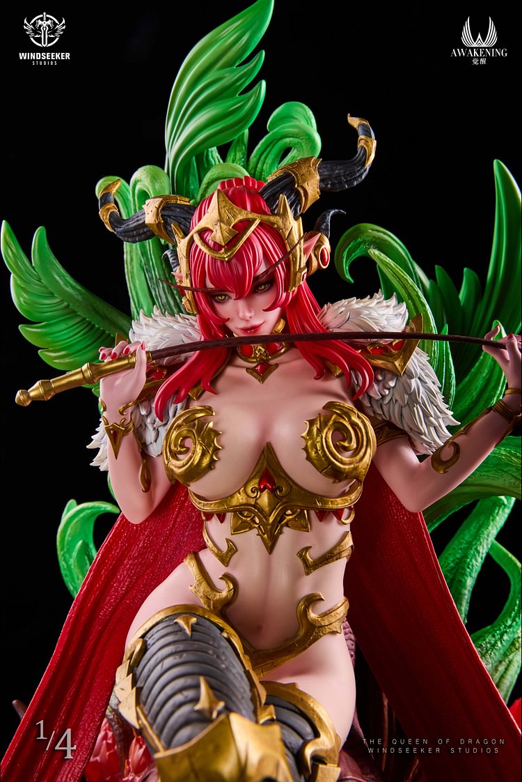 Windseeker Studio & Jue Xing Studio - Original Red Dragon Queen 1/4 Statue(GK) World of Warcraft-Statue Master