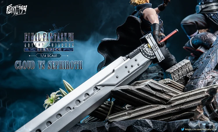 FANTASY Studio & Dragon Studio - Final Fantasy Sephiroth VS Cloud Strife 1/4 Statue(GK)