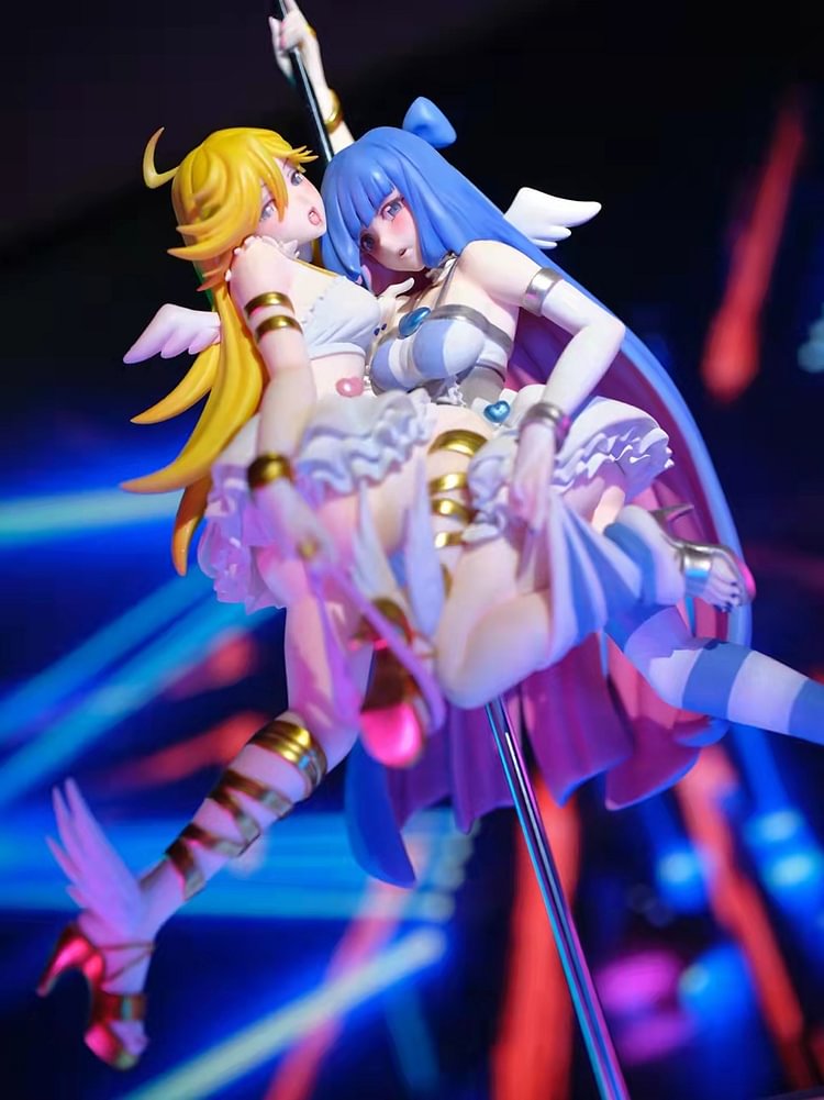 IN-stock Dragon stone studio Panty & Stocking with Garterbelt 1/6 Statue(GK) (Adult 18+)