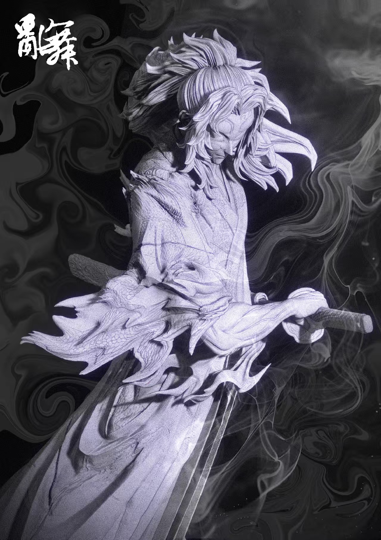 Luan Wu Studio Kokushibo Upper Moon One Demon Slayer