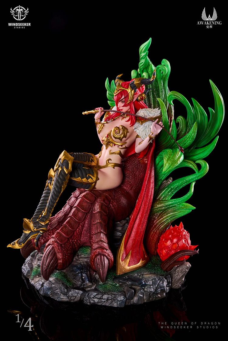Windseeker Studio & Jue Xing Studio - Original Red Dragon Queen 1/4 Statue(GK) World of Warcraft-Statue Master