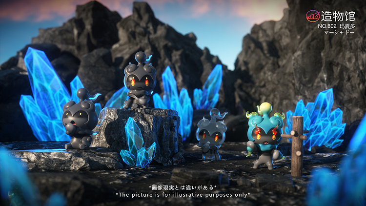 ZaoWu Museum Studio - Pokémon Mythical Pokémon #3 Marshadow Statue(GK)