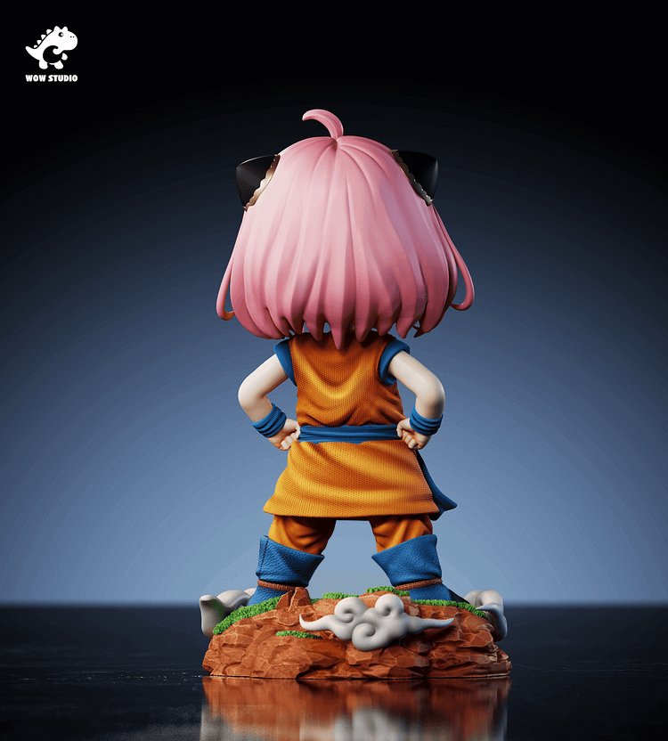 WOW Studio - Spy x Family Anya cos Son Goku Statue(GK)