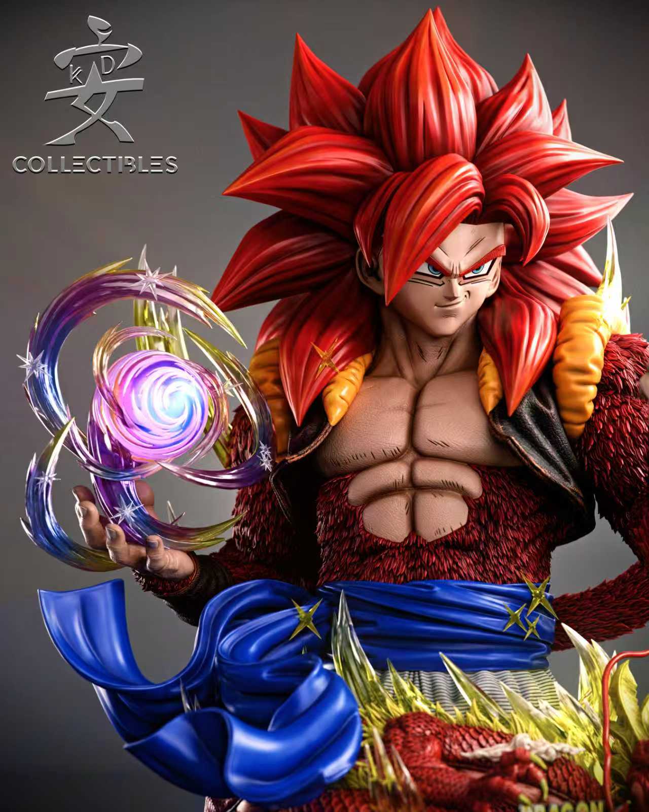 KD studio SSJ4 Gogeta Bust 1:1 statues