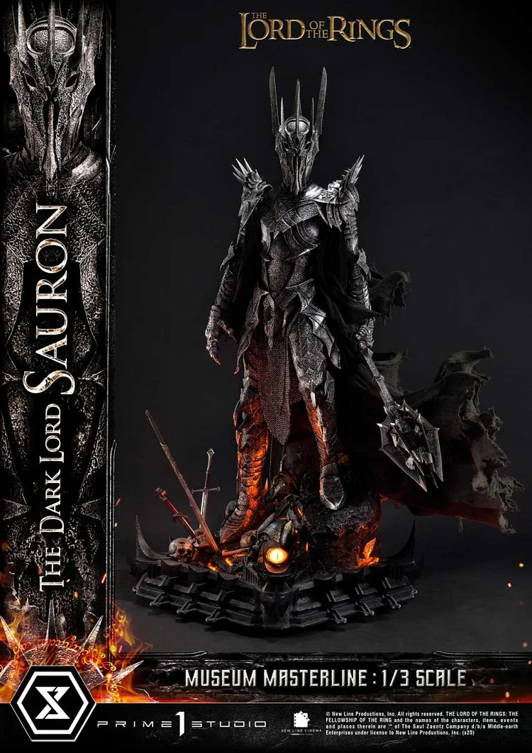 Prime 1 Studio - Museum Masterline The Lord of the Rings (Film) The Dark Lord Sauron MMLOTR-01 MMLOTR-01S (Licensed) Action Figure-Statue Master