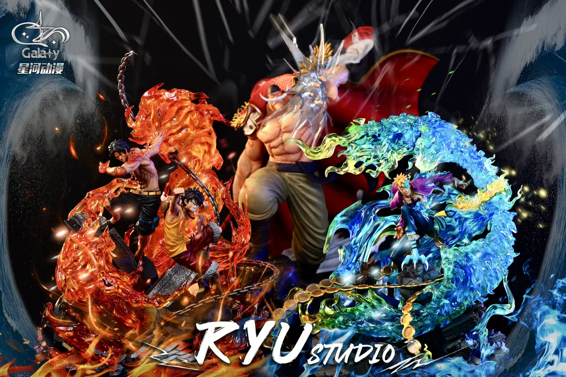 RYU Studio - ONE PIECE Colour Version Raid On Onigashima Series Collectible Statue (Licensed) 1/6 Statue(GK)-Statue Master
