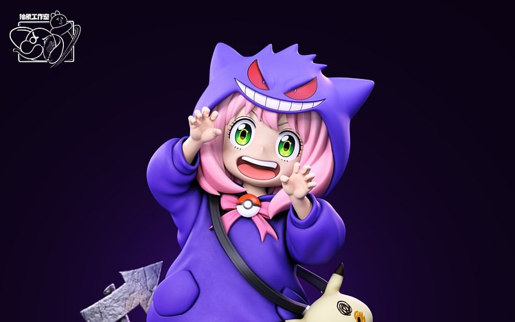 Chou Xiang Studio - Spy x Family Anya cos Gengar Statue(GK)