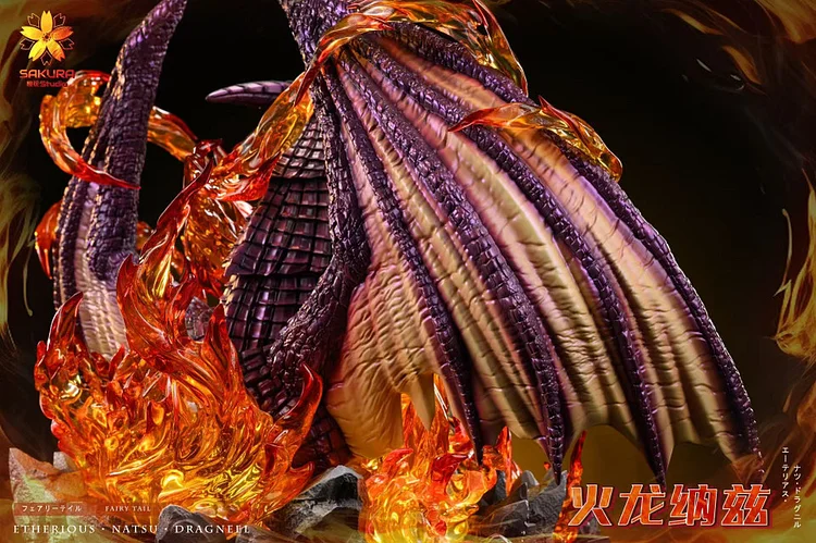 SAKURA Studio - Fairy Tail 01 The Fire Dragon Natsu Dragneel Statue(GK)