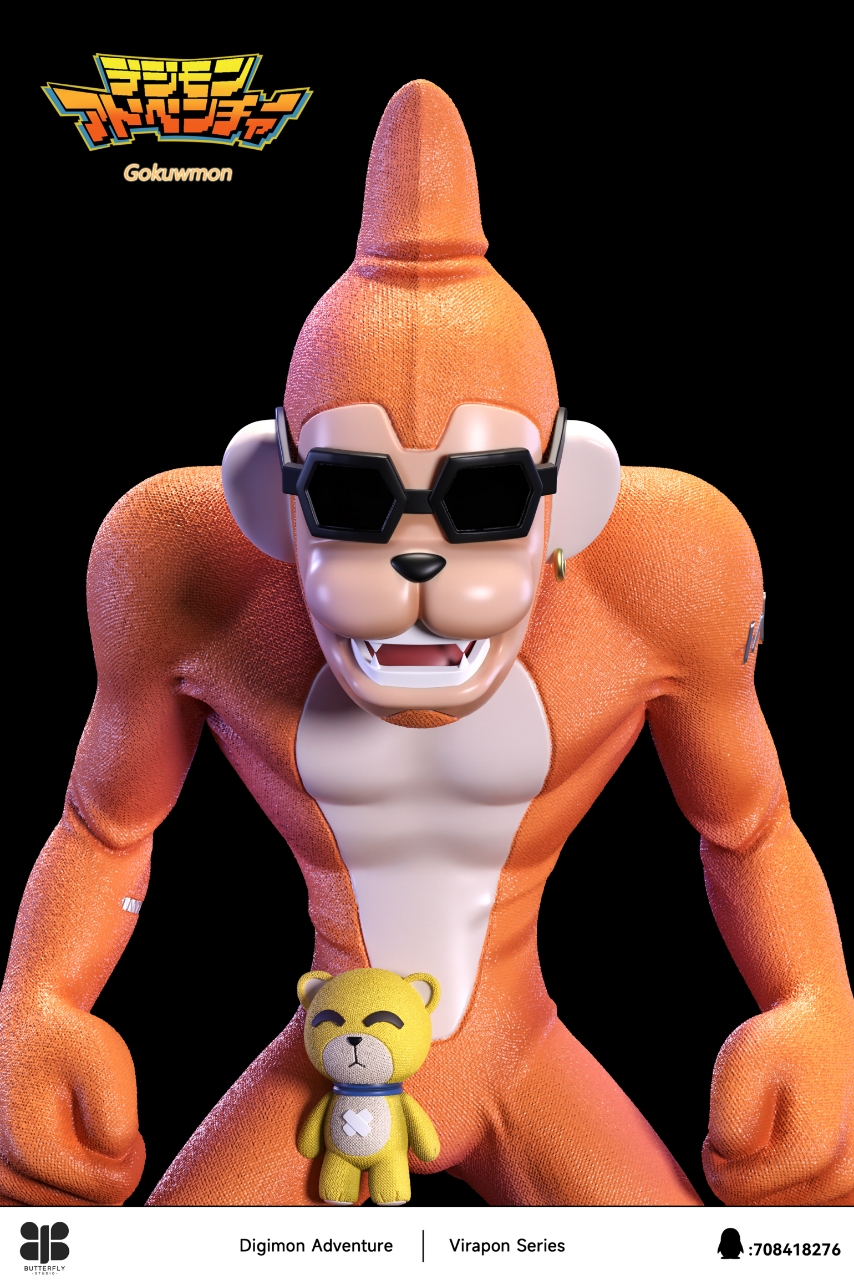 Butterfly Studio - Digimon Etemon & Metal Etemon 1/6 Statue(GK)