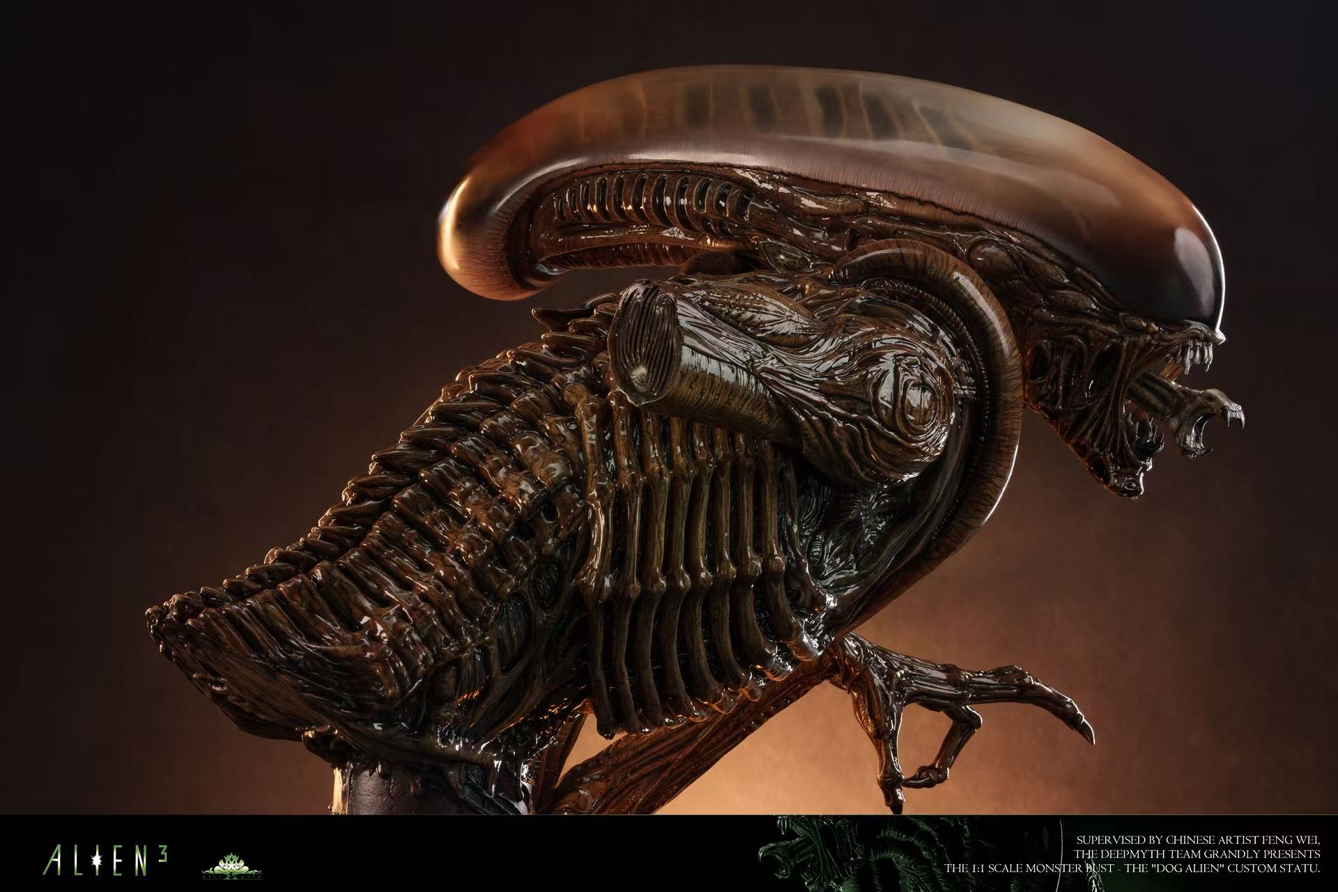  Deepmyth Studio Runner Alien Resin Statue Alien 3 Dog Alien GK Figure