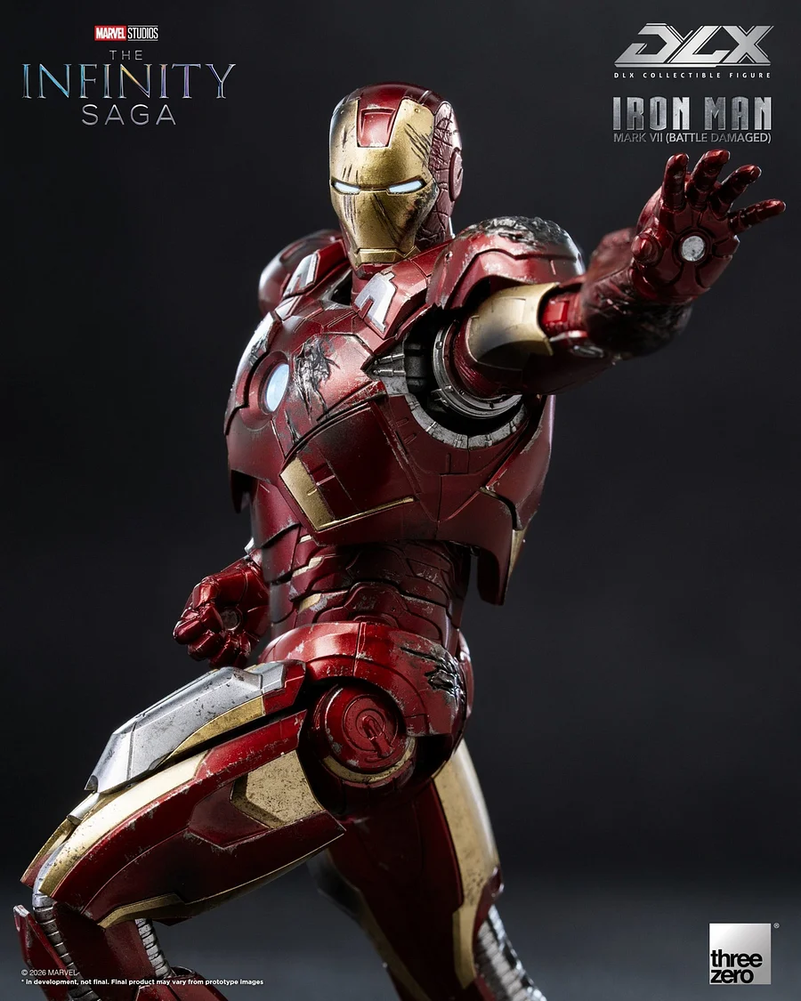 Threezero - Marvel Studios: The Infinity Saga DLX Iron Man Mark 7 (Battle Damaged) 3Z09690C0 Licensed