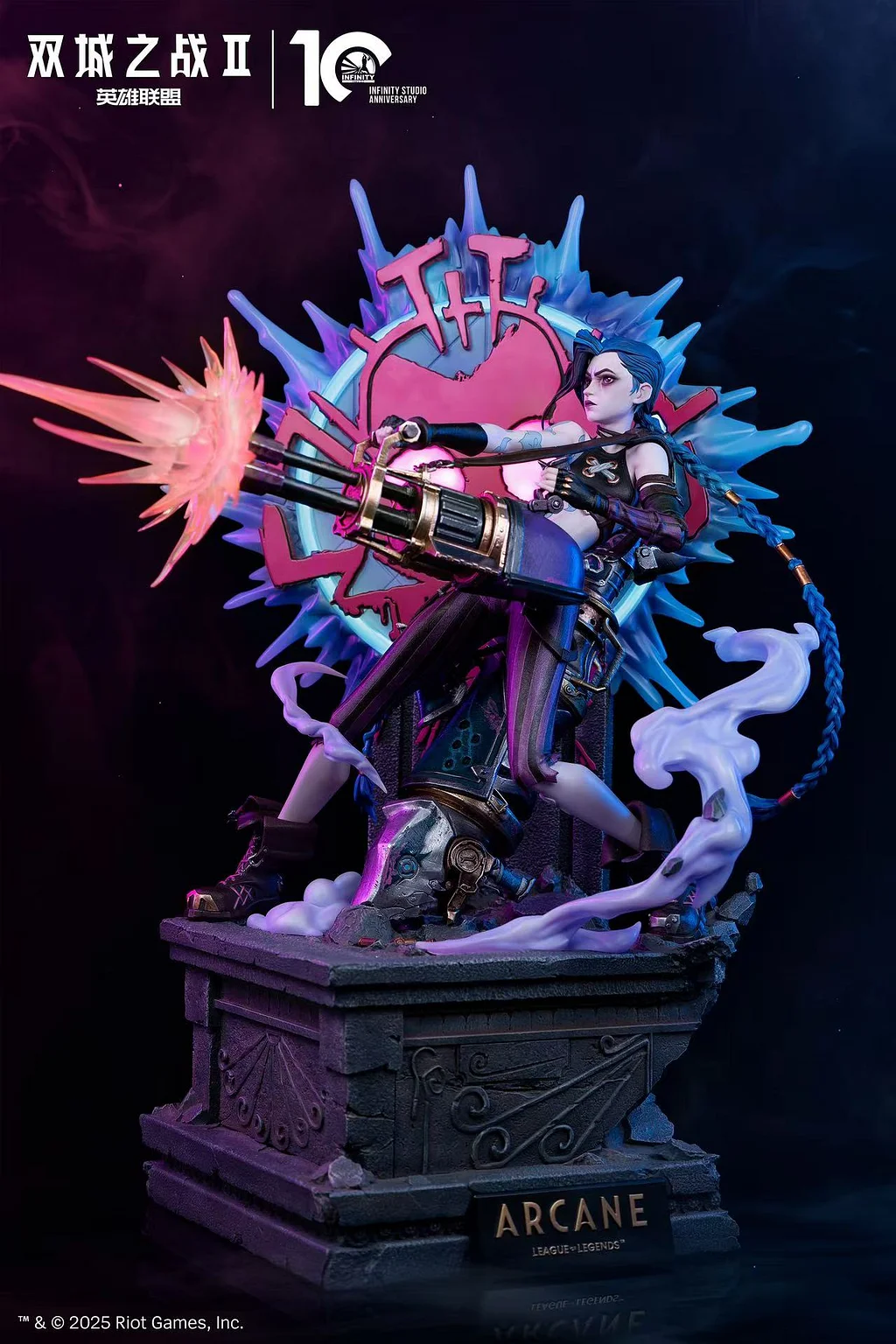 Infinity Studio - Arcane II Jinx Statue Licensed 