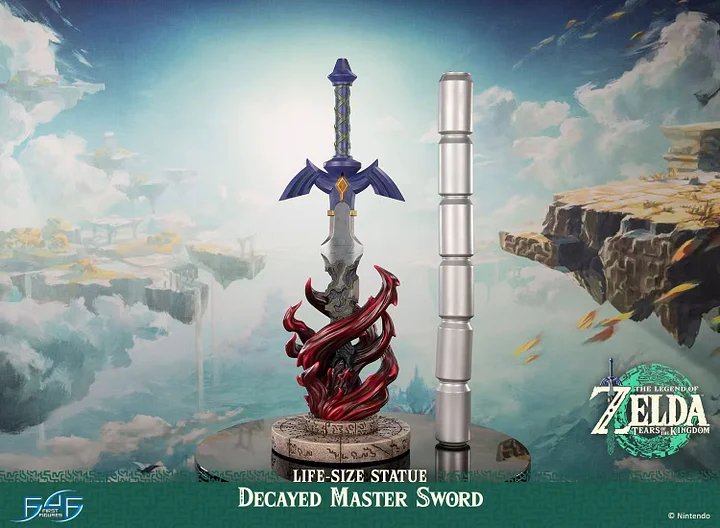 First 4 Figures - The Legend of Zelda: Tears of the Kingdom Decayed Master Sword Life-Size Statue Licensed 